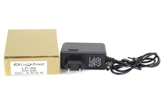 Блок питания Live-Power LP86 5В, 2A адаптер 220 -5V/2A, шнур 1 м, штекер 5.5*2,5 мм 
