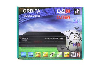 Ресивер цифровой HD ORBITA  A8000 эфирный, DVB-T2/C тв приставка бесплатное тв тюнер медиаплеер