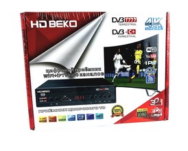 Ресивер цифровой HD BEKO B555/T777 эфирный DVB-T2 тв приставка,бесплатное тв,тюнер,цифровой приёмник